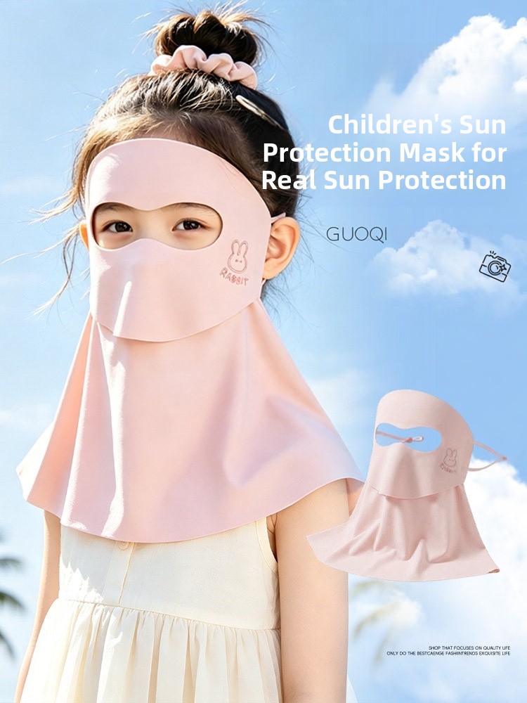 Kids Face Mask - Máscara de Proteção Solar para Crianças,