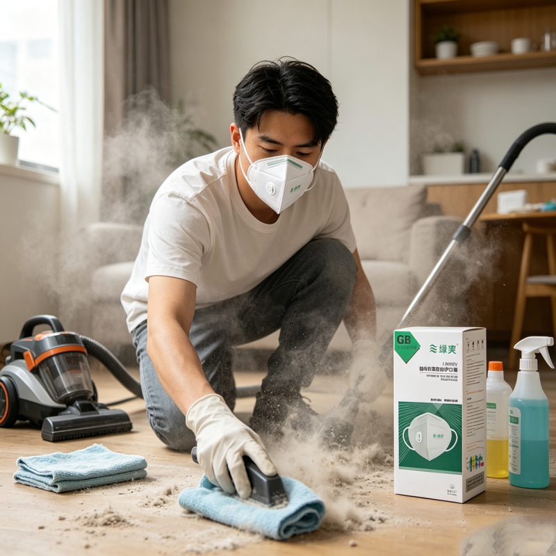 Máscaras descartáveis ​​branca - Dust Mask Construction avaliação e preço