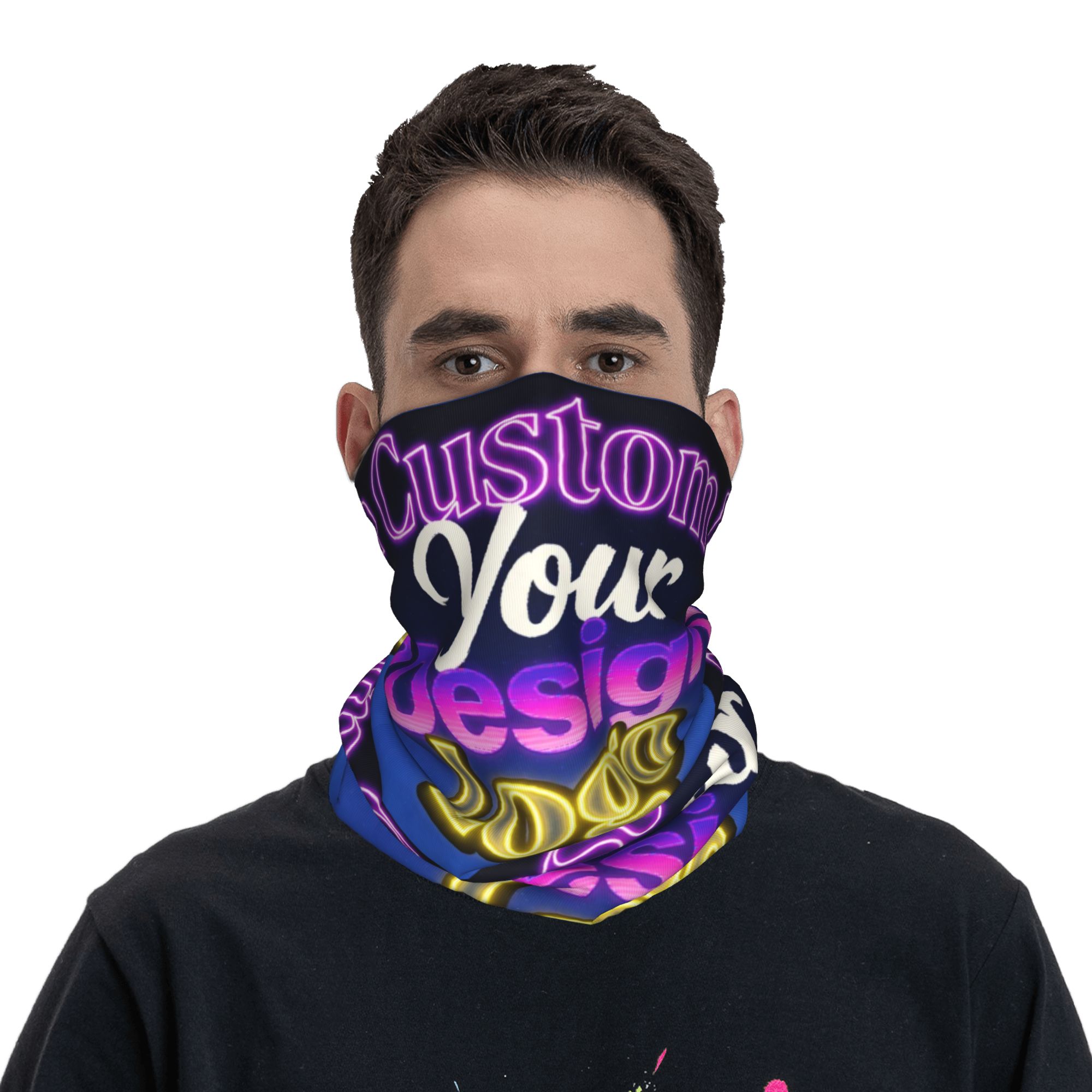 Bandana Personalizada com Seu  - Neck Gaiter Face Cover avaliação e preço