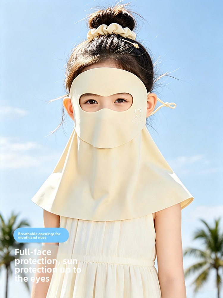 Máscara de Proteção Solar para - Kids Face Mask avaliação e preço