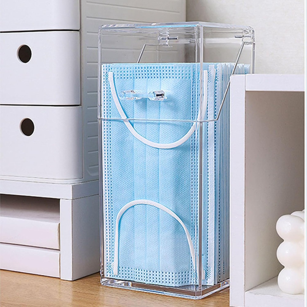 Dispensador de Máscaras com Ta - Face Mask Storage Box avaliação e preço