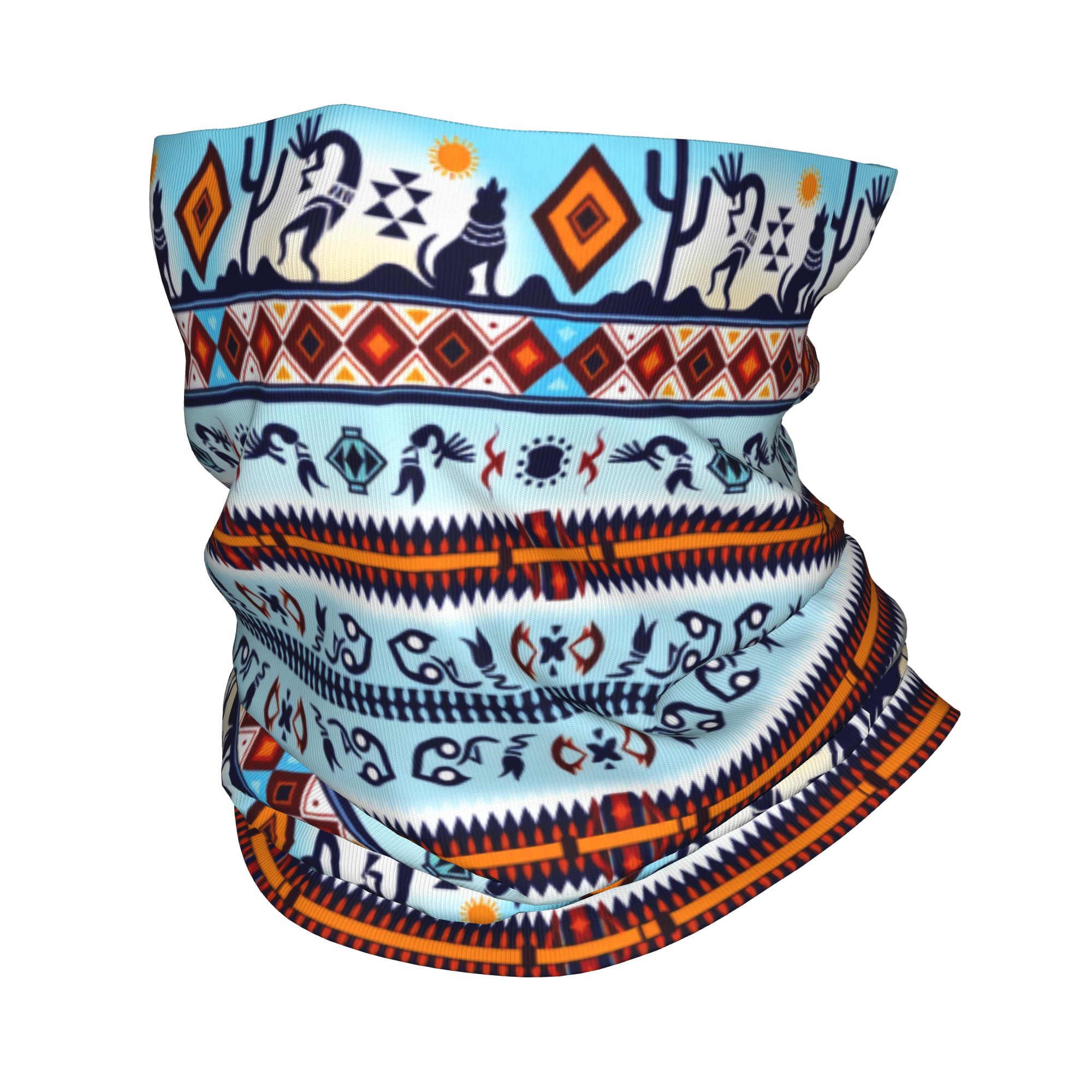 Personalizado kokopelli hohoka - Neck Gaiter Face Cover avaliação e preço