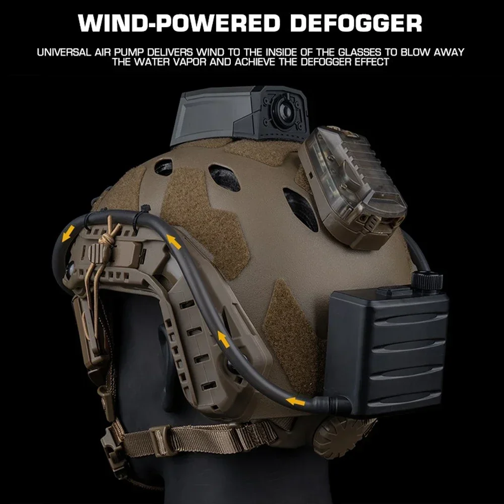Airsoft óculos desembaçador ve - Anti Pollution Mask avaliação e preço